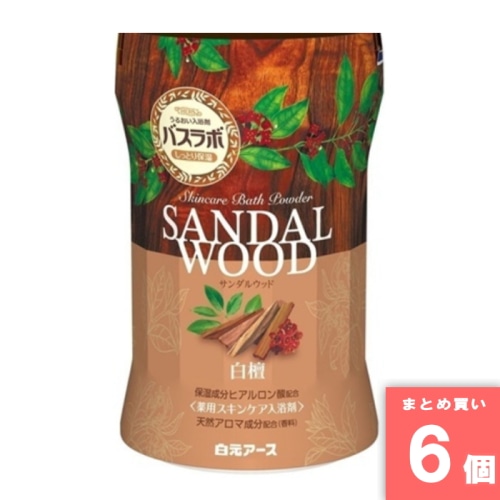 [取寄10][まとめ買い]【6個セット】HERSバスラボボトル サンダルウッド540g [4901559225349]