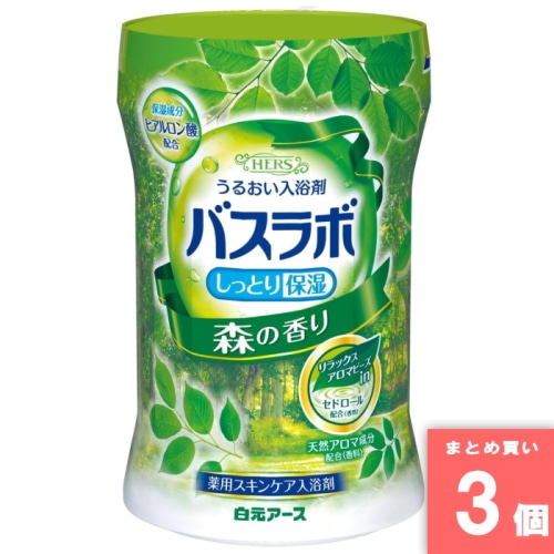 [取寄10][まとめ買い]【3個セット】HERS バスラボボトル 森の香り 540g [4901559224861]