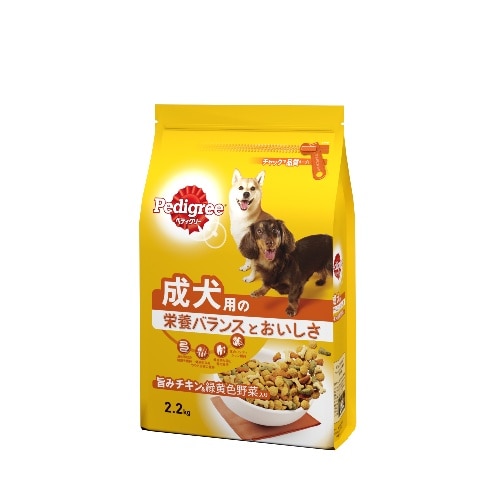 マースジャパン ペディグリー成犬用チキン緑黄色野菜 PD8 [2.2kg]