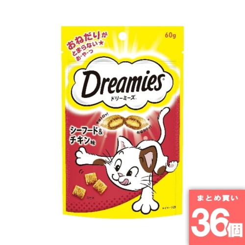 [取寄10][まとめ買い]【36個セット】ドリーミーズ シーフード＆チキン味DRE3 [4902397836124]