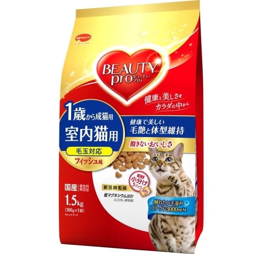 日本ペットフード ビューティープロ成猫用1.5kg [1.5㎏]