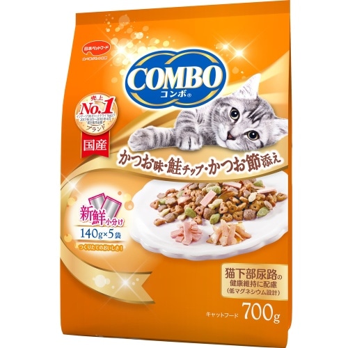 日本ペットフード コンボかつお味・鮭チップ・かつおぶし [700g]
