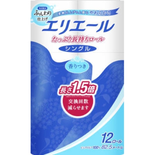 Ｎエリエールトイレットティシュー たっぷり長持ち 82.5M 12R S