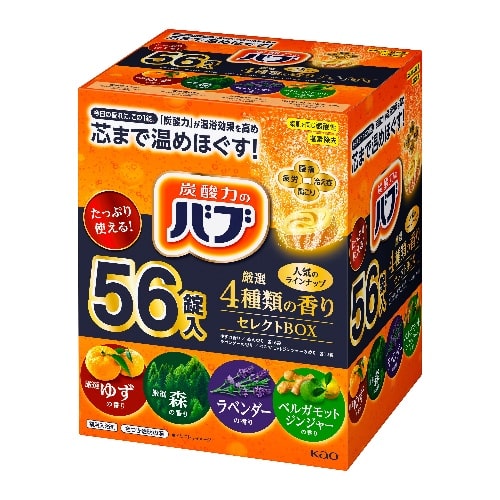 Kao バブ 4種類の香りセレクトBOX 56錠 [1個]