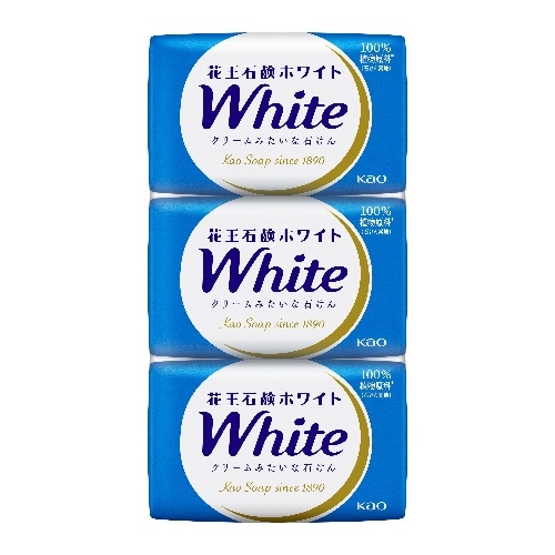 Kao 花王石鹸ホワイト 普通サイズ 3コパック [1個]