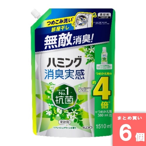 [取寄10][まとめ買い]【6個セット】HM消臭実感グリーン [4901301431318]