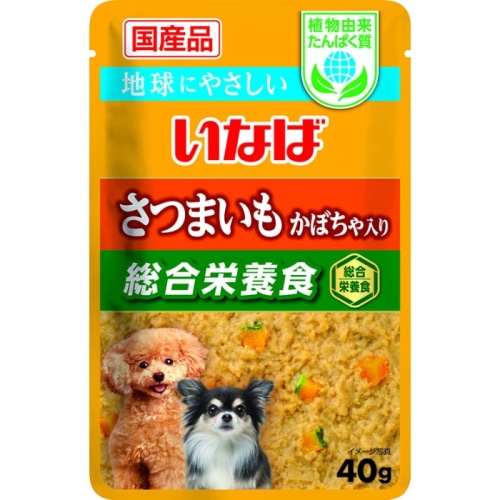 いなば 植物由来たんぱく質パウチ さつまいも かぼちゃ入り 40g