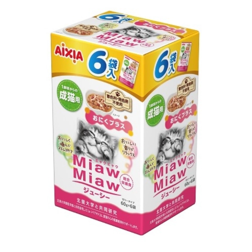 MiawMiawジューシー おにくプラス 60g×6