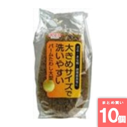 [取寄10][まとめ買い]【10個セット】アイセン パームたわし大型 KA123 [4901105101233]