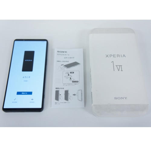 [中古A]Xperia 1 VI ブラック (12GB 256GB XQ-EC44) (国内版SIMフリー) (バッテリー最大容量:80%以上)