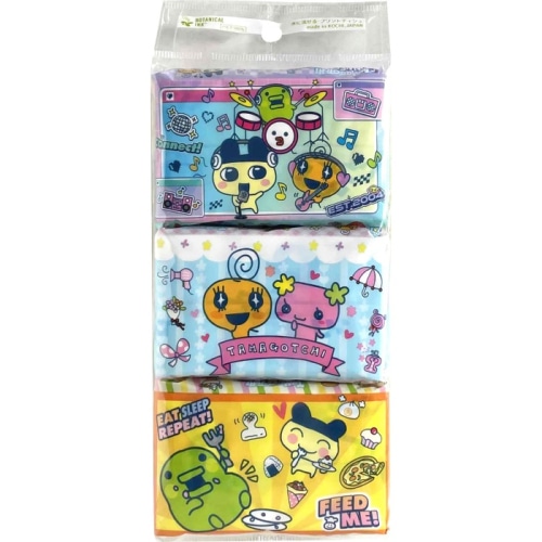 たまごっち ポケットティシュ 8W 6コパック