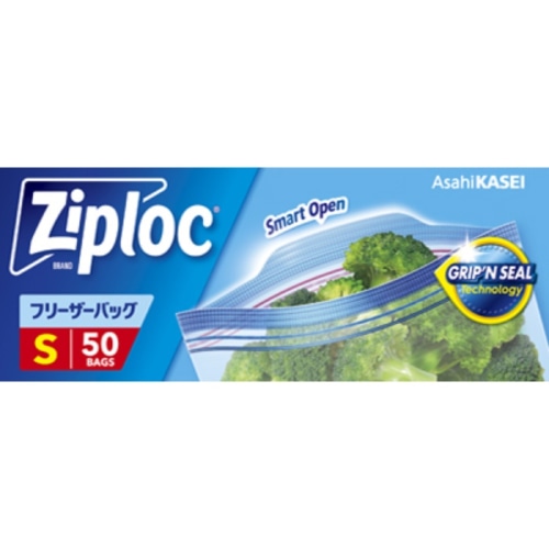 ジップロック フリーザーバッグ Sサイズ 50枚入