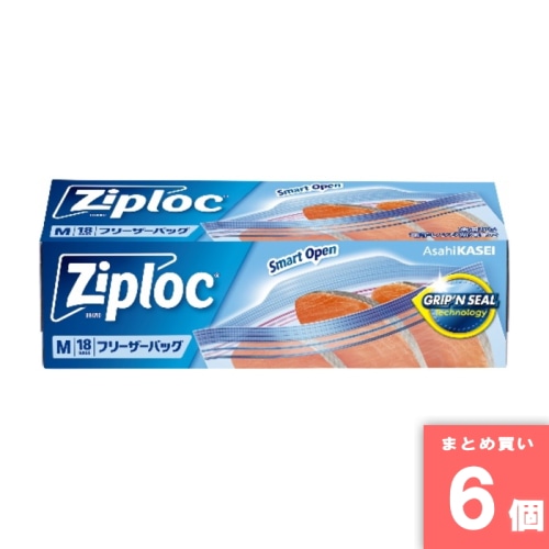 [取寄10][まとめ買い]【6個セット】フリーザーバック M 18枚入 [4901670116151]