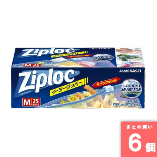 [取寄10][まとめ買い]【6個セット】イージージッパーM 25枚入 [4901670116083]