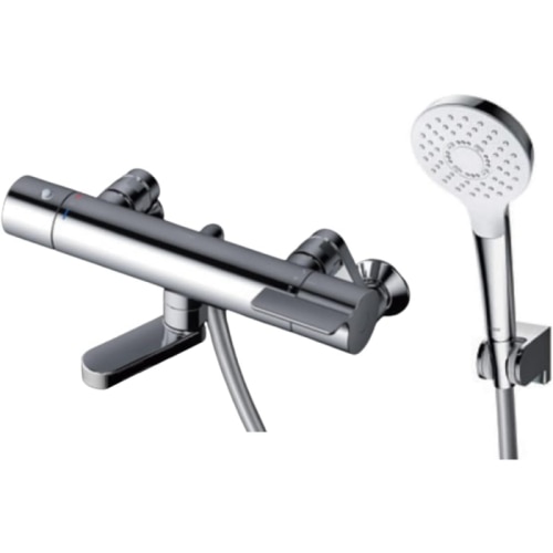 壁付サーモスタット混合水栓 TBV03447J (コンフォートウエーブ1モード、めっき)