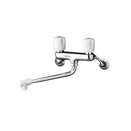 壁付2ハンドル混合水栓 TKJ20BAU (整流、共用)