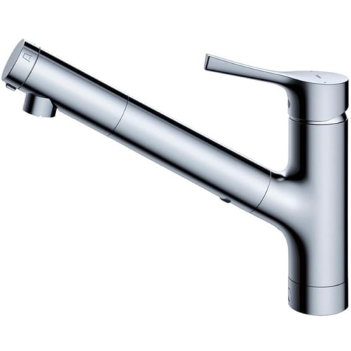 GGシリーズ TKS05321J 台付シングル混合水栓(エコシングル、浄水カートリッジ内蔵、ハンドシャワー)