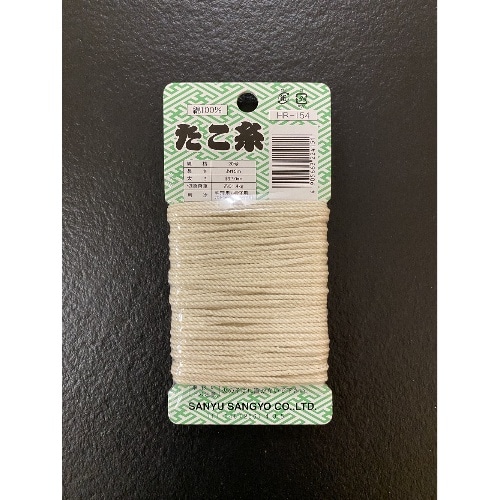 [取寄10]たこ糸カード巻 #20 2.0mm×15m HR-154 ナチュラル [4905663224151]