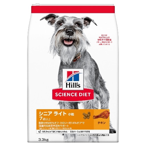 日本ヒルズコルゲート ヒルズシニアライト小粒肥満高齢犬用 [3.3kg]