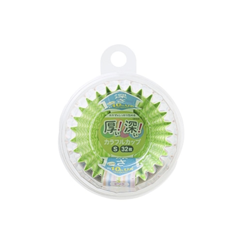 厚い深いカラフルカップ ストライプ柄 M 24枚