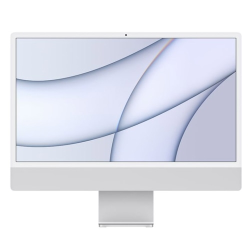iMac MGPC3J/A シルバー Retina 4.5Kディスプレイモデル 24インチ 8コアGPU 256GB