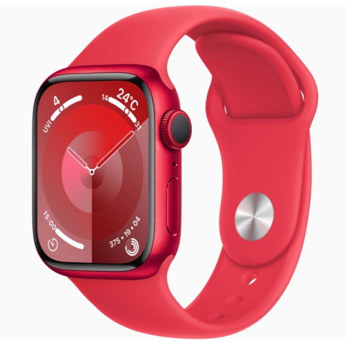 Apple Watch Series 9 GPSモデル 41mm MRXG3J/A (PRODUCT)REDスポーツバンド S/M