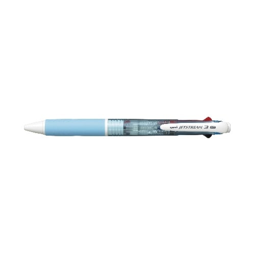 油性ボールペン ジェットストリーム SXE340007.8 水色