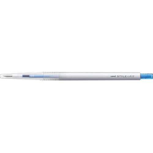ゲルインクボールペン ノック式 UMN13905.8 ライトブルー