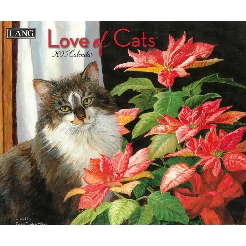 2023年 LANG壁掛けカレンダー LOVE OF CATS [1個]