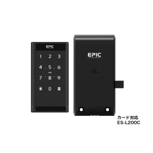 [直送10]スマートロック開き戸・ロッカー錠 ES-L200C EPJP-L200C 暗証番号/ICカード/USBキー