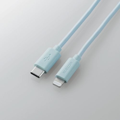[取寄10]USB C－Lケーブル／1．0m U2C－APCL10BU ブルー [1個][4549550229128]