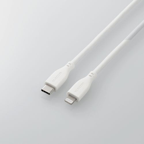 [取寄10]USB C－Lケーブル／1．0m MPA－CLSS10WH ホワイト [1個][4549550235662]