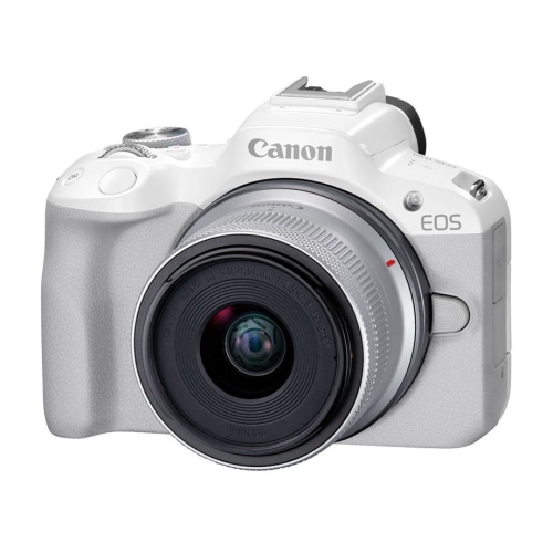 EOS R50 RF-S18-45 IS STM レンズキット ホワイト