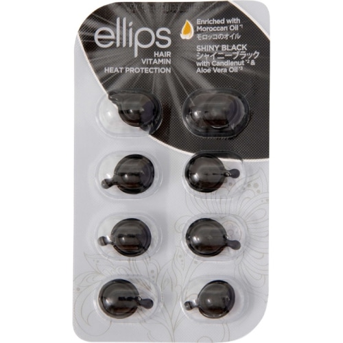 エリップス ヘアオイル シャイニーブラック シート 8粒