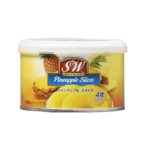 S&W パインアップルスライス234g [1缶]