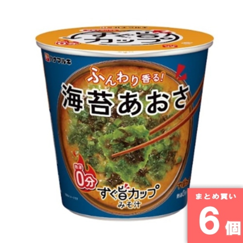 [取寄10][まとめ買い]【6個セット】スグ旨カップ海苔あおさ1食 [4902401510552]