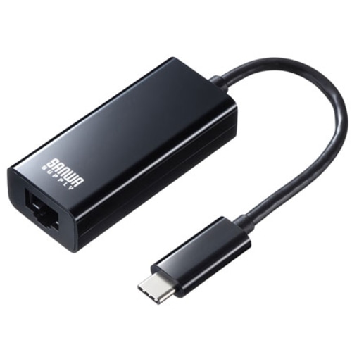 [未使用品](#)USB-CVLAN2BKN ブラック USB3.2 Type-C-LAN変換アダプタ