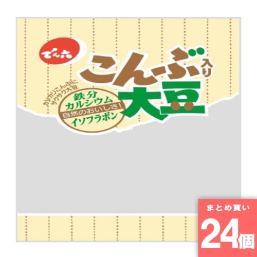 [取寄10][まとめ買い]【24個セット】こんぶ入り大豆72g [4901930107523]