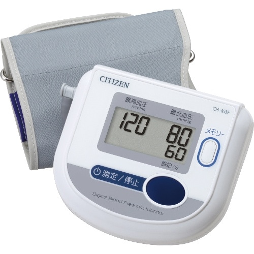 電子血圧計 CH-453F ホワイト