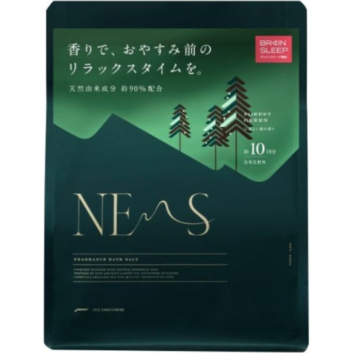 フィッツコンディショニング ネムス バスソルト フォレストグリーン 600g