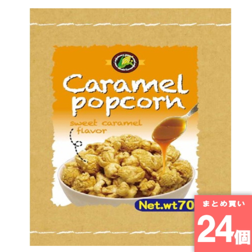 [取寄10][まとめ買い]【24個セット】キャラメルポップコーン 90g [4901958077211]