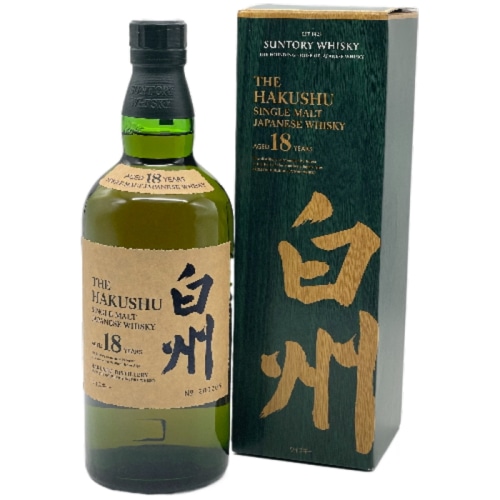 サントリー シングルモルトウイスキー 白州18年 43度 700ml 箱付