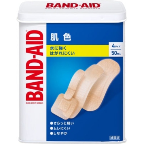 バンドエイド 肌色 4サイズ 50枚