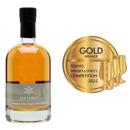[アウトレット]イスフィヨルドプレミアム 北極 シングルモルトウイスキー ピーテッド 500ml