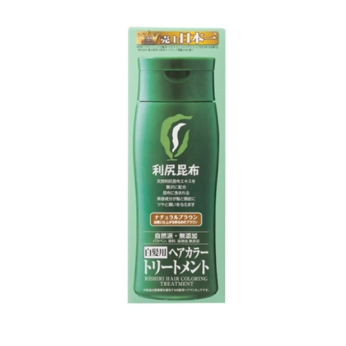 利尻ヘアカラートリートメント ナチュラルブラウン 200g