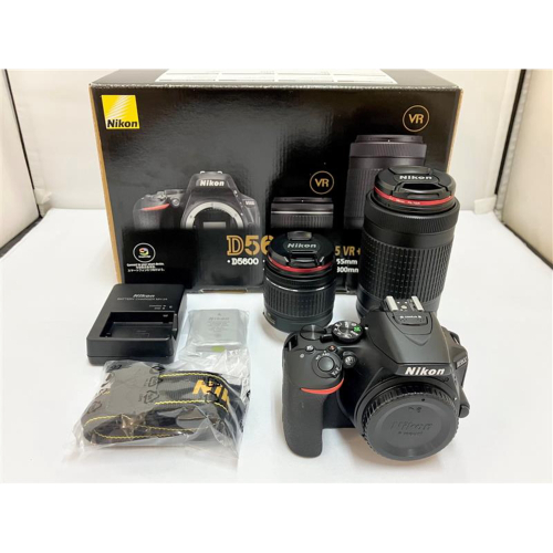 [中古B]D5600 ダブルズームキット D5600 DZM KIT BK JP