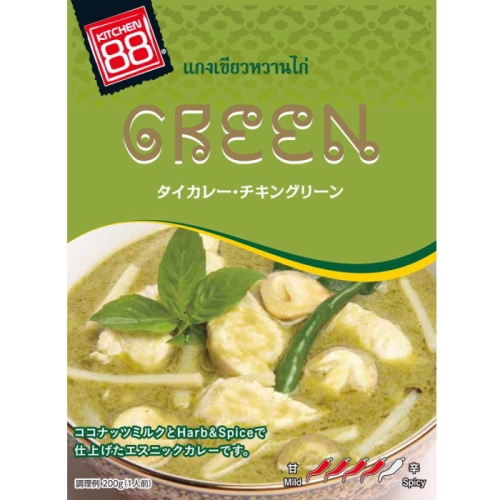 カンブリア宮殿で放送！ 綿半 ワールドマーケット キッチン88 タイカレー チキン グリーン 200g 【タイ】