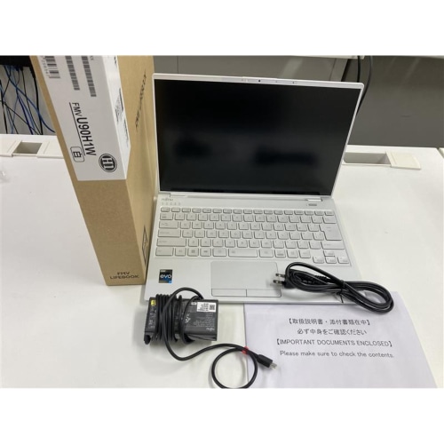 [展示品B]FMV LIFEBOOK UH90/H1 FMVU90H1W シルバーホワイト