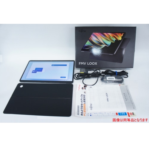 [中古C]FMV LOOX 75/G FMVL75GB ダークシルバー (Office H&B 2021付属) (液晶焼付けあり)