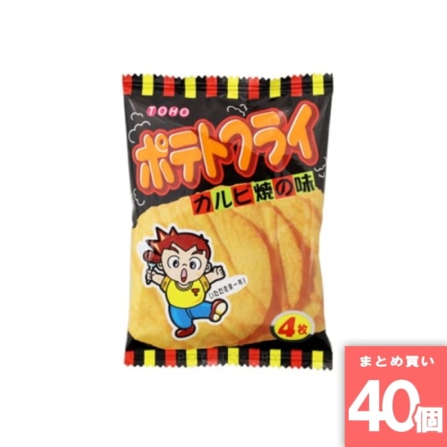 [取寄10][まとめ買い]【40個セット】東豊製菓 ポテトフライカルビ焼 11g [4901984088274]